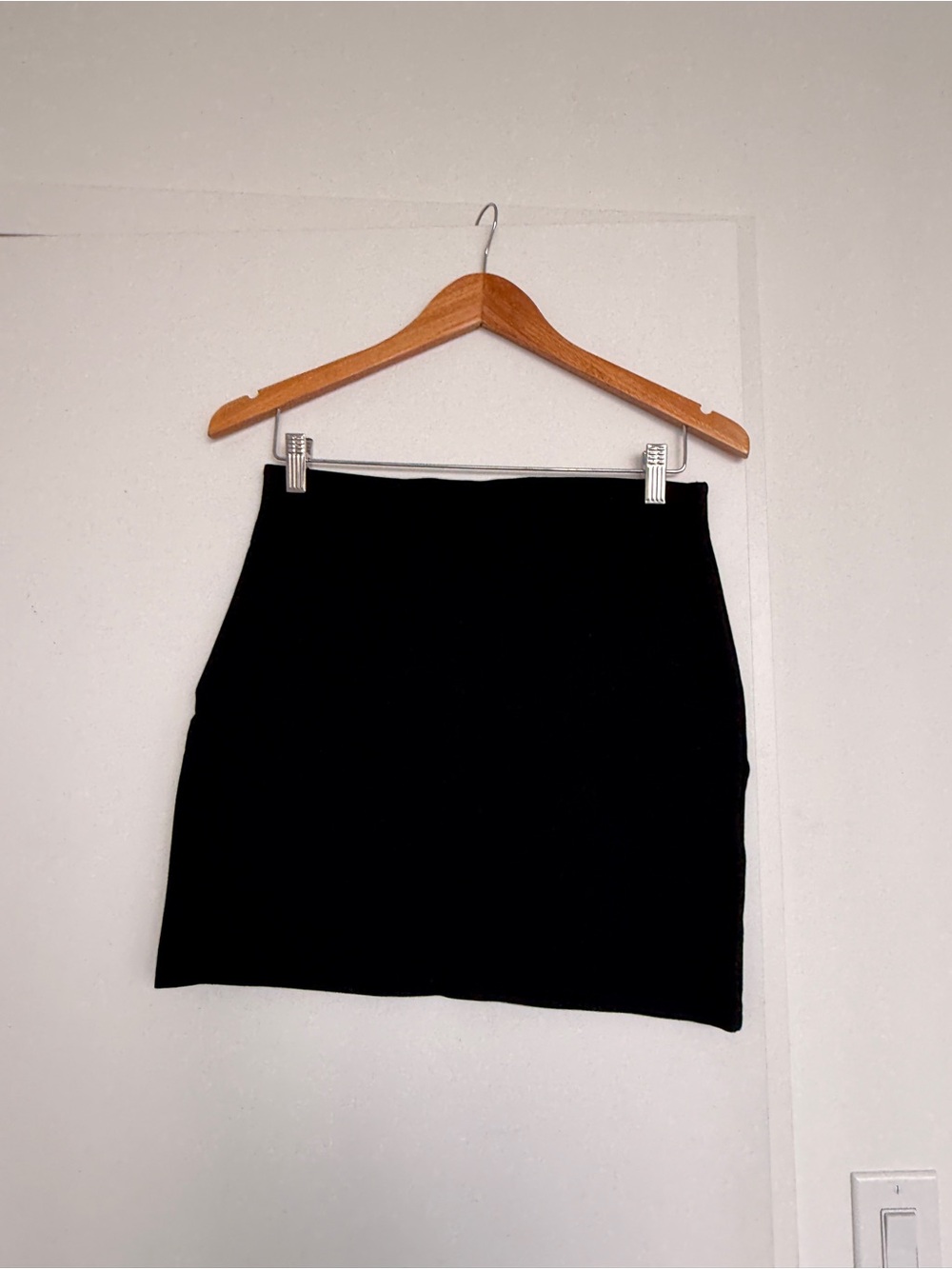 Sunday Best Black Pencil Mini Skirt